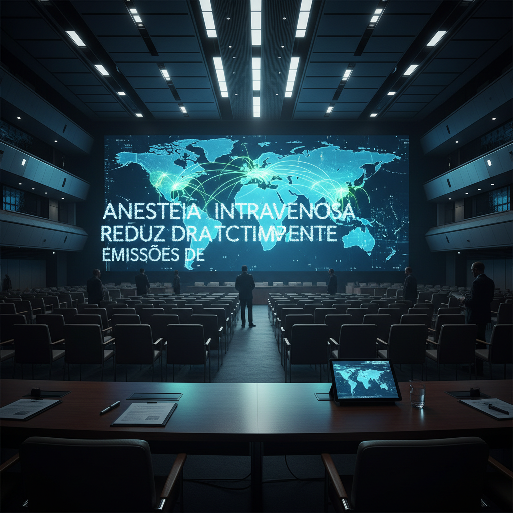 Anestesia Intravenosa Reduz Drasticamente Emissões de CO₂: Um Impacto Ambiental Equivalente ao da Dinamarca