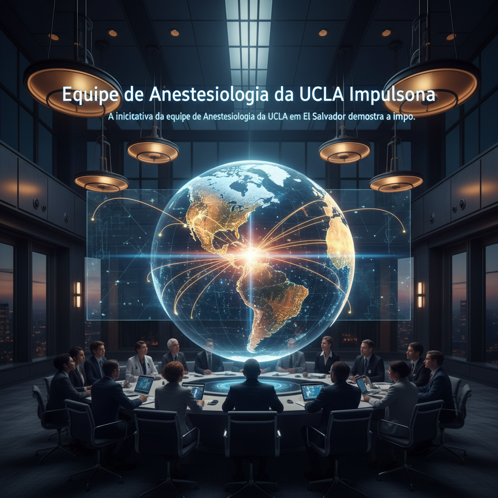 Equipe de Anestesiologia da UCLA Impulsiona Cuidados Cirúrgicos Globais em El Salvador: Lições para a Anestesia Brasileira