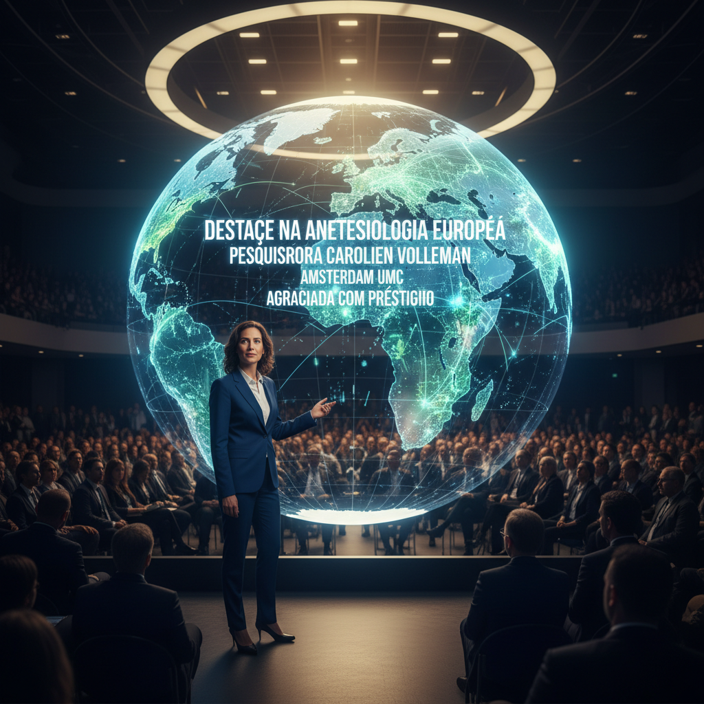 Destaque na Anestesiologia Europeia: Pesquisadora Carolien Volleman Conquista Bolsa BJA-ESAIC Early Career Grant 2025